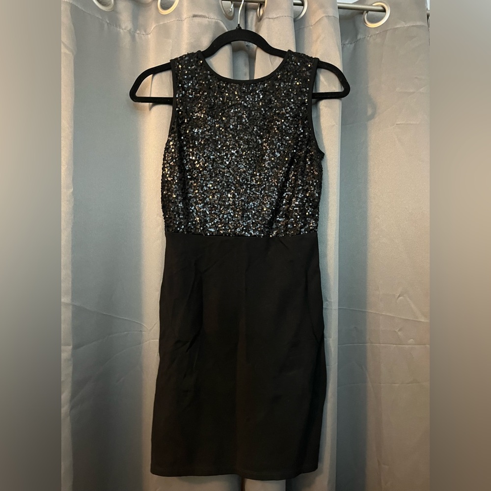 Forever 21 Black Sequin Dress. Size Small. NWOT.